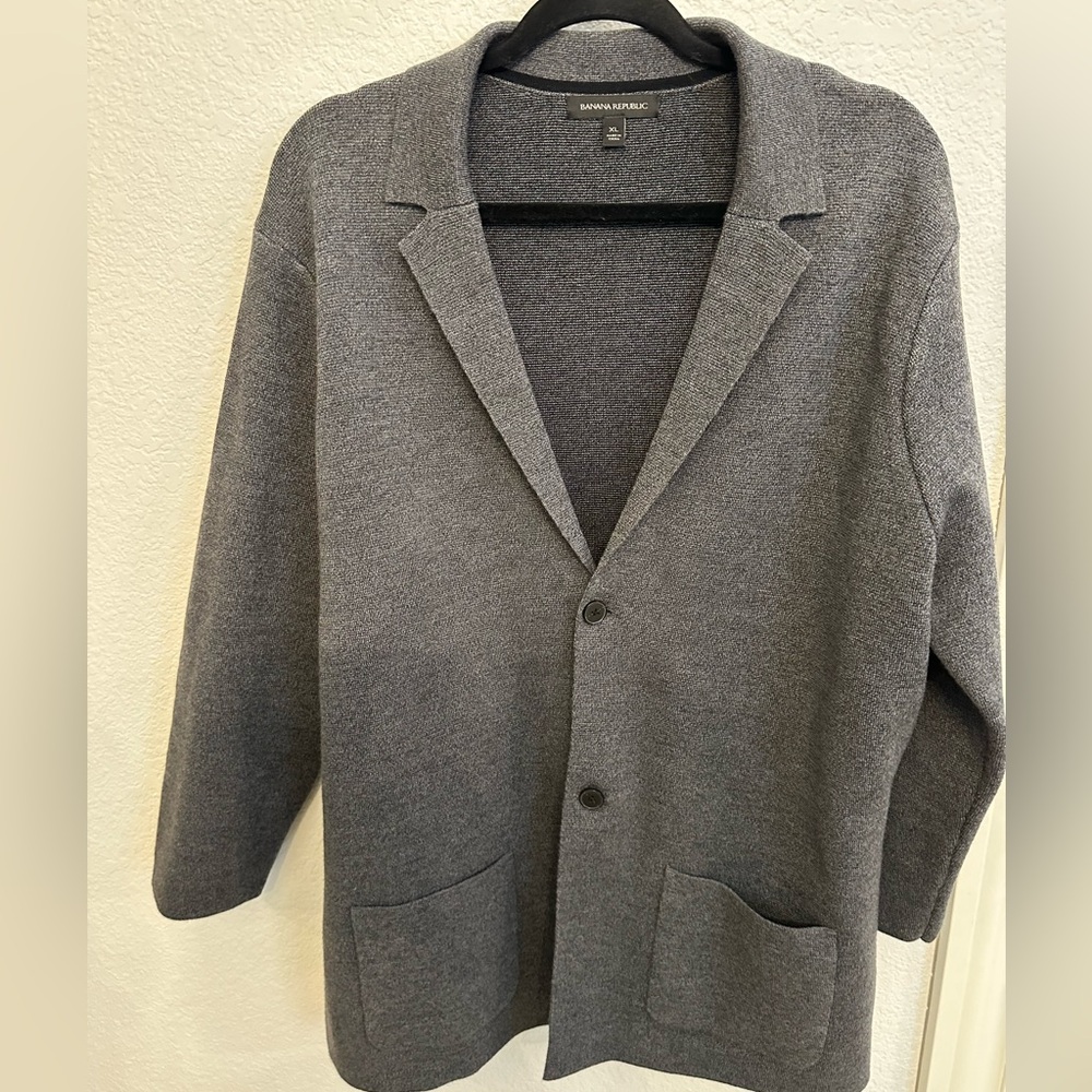 Banana Republic Gray Blazer